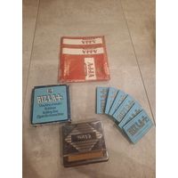 Винтажный набор машинка-портсигар RIZLA+, бумага для самодельных сигарет(Бельгия,1990 г.)