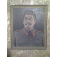 Портрет Сталина маслом
