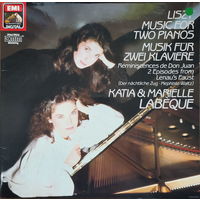 Liszt, Katia & Marielle Labeque – Music For Two Pianos - Musik Fur Zwei Klaviere / Germany