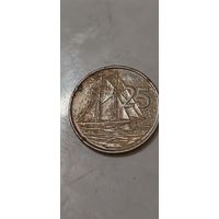 Каймановы острова 25 цент 1999