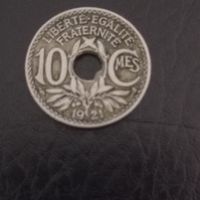 10 сантимов 1921 года