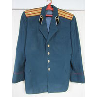 Тужурка. Китель парадный (морская волна). Майор артиллерия. ВС. Вооруженные силы. Армия. Ретро СССР. м