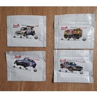 Вкладыш Turbo Rally наклейки фантики авто auto турбо  Обмен или продажа