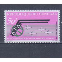 [1372] Сенегал 1963. Соглашение по авиации. Одиночный выпуск. MH