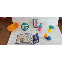 Коллекционные игрушки из Киндер сюрприза. Бегемотик, 2017/2018г. HAPPOS FAMILY. SE 259-266.     6