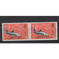 Белиз 1974** Морская фауна Рыбы сцепка