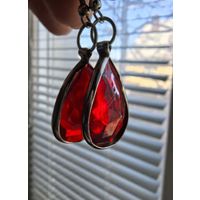 Шикарные ялые серьги из СССР пластик