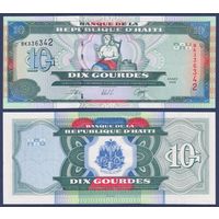 Гаити, 10 гурдов 2000 г., P-265a (BQ, дворец правосудия в Порт-о-Пренсе), UNC