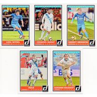 5 карточек ФК Зенит Сакт-Петербург по коллекции PANINI Donruss Soccer 2015.