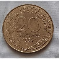 20 сантимов 1993 г. Франция