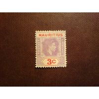 Британский Маврикий 1938 г.Король Георг VI . /43а/