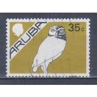 [277] Аруба 1986. Фауна.Птицы.Сова. Гашеная марка.