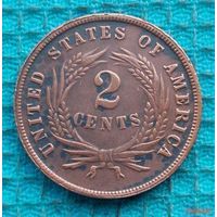 США 2 цента 1869 года. Предложи свою цену или обмен!