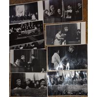 8 Фото министры .депутаты БССР Могилев 1968 горпищеторг  торжественное собрание ,награждение