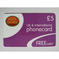 Телефонная карта. Англия