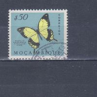 [1185] Португальский Мозамбик 1953. Фауна.Бабочка.0,50 э. Гашеная марка.