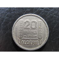 Алжир. 20 франков.1949. С 20 копеек. Распродажа коллекции. Смотрите другие лоты.