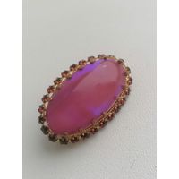 Брошь леденец, Глушенное стекло, шикарный, очень редкий, торги с Рубля