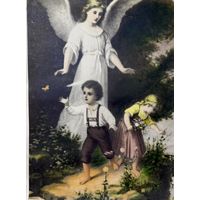 Литография Ангел хранитель