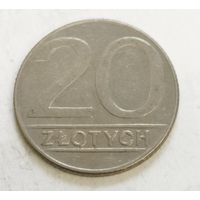Польша 20 злотых 1989