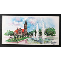 Костёл Воздвижения Креста Господня. Вилейка. Моя Беларусь. Т. Дольская 2018 г. Тираж 3000. Чистая #0211-V2P106