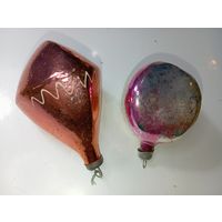 Ёлочные игрушки -  Кристаллы , СССР .