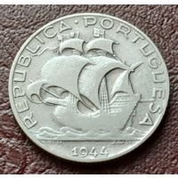 Португалия 2.5 эскудо, 1944     ( 1-2-2 )
