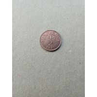 Гернси 1/2 пенни 1971 г. Не плохие!!!
