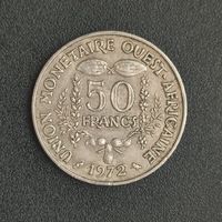 Западная Африка 50 центов 1972г.