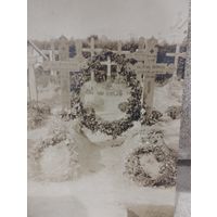 Фото ПМВ .  Восточный фронт ,могилы немецких бойцов .Оригинал!