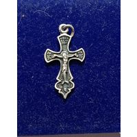 Серебряный крестик , 925 проба .