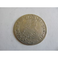 Ort Bydgoszcz 1668 TLB  z kwiatkiem над гербом Слеповрон Szatalin B68-I-5 (R2)