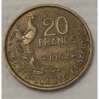 Франция 20 франков, 1952 Без отметки монетного двора (1-6-86)