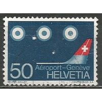Швейцария. Аэропорт Женевы. 1968г. Mi#873.