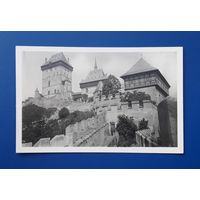 Чехия под окуп.Германии 1944г. Открытка(ПК). Замок Карлштейн. Чистая.