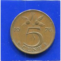 Нидерланды 5 центов 1976