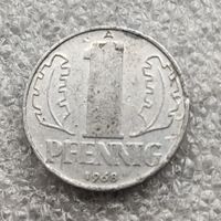 Германия - ГДР 1 пфенниг  1968 г.