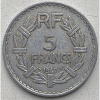 Франция 5 франков 1947 г.