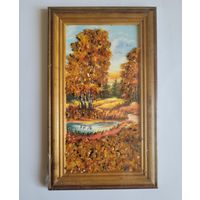 Картина янтарная.