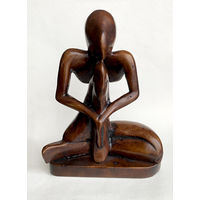 Деревянная статуэтка-абстракция Йог