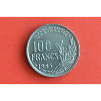 Франция 100 франков 1955 В  с 1 руб