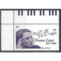 Германия. 200 леn со дня рождения Ф.Листа. Композитор. 2011г. Mi#2846.