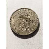Великобритания 1 шиллинг 1956
