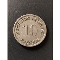 10 пфеннигов -  1900 А