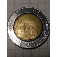 500 лир Италия  1992 год