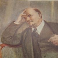 Ленин. иллюстрация.