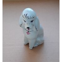 Статуэтка фарфор собака пудель