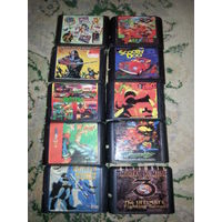 Картриджи Sega 16 bit 10 штук одним лотом