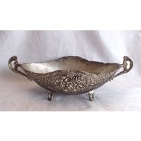 Конфетница Фруктовница Ладья Серебрение 09