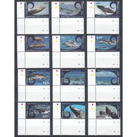 Морская фауна. Аитутаки. 2012. 12 марок. Michel N 836-847 (60,0 е)
